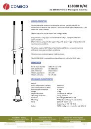 LB3088 D/4E - Comrod