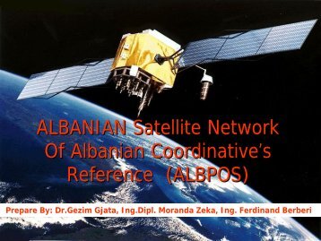 Rrjeti Satelitor i References se Koordinatave ALBPOS - BALGEOS