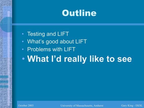 LIsp Framework for Testing - Common Lisp.net