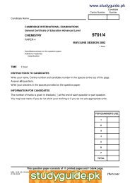 9701/4 CHEMISTRY JUNE 02 - StudyGuide.PK