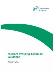 Nutrient Profiling Technical Guidance - Gov.uk