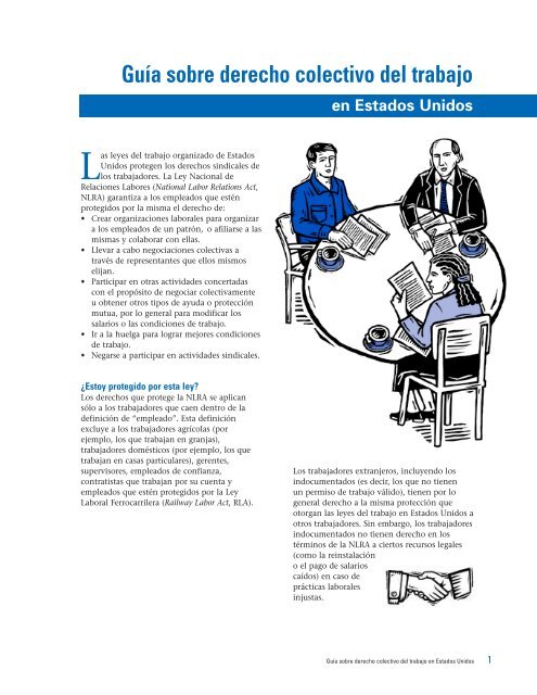 Guía sobre derecho colectivo del trabajo