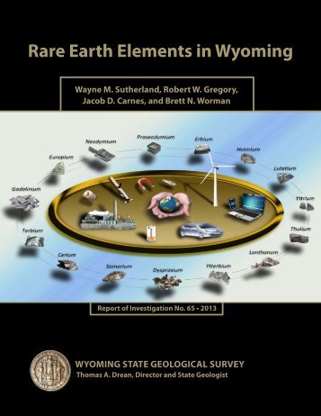 rare earth elements in Wyoming - Wyoming State Geological Survey ...