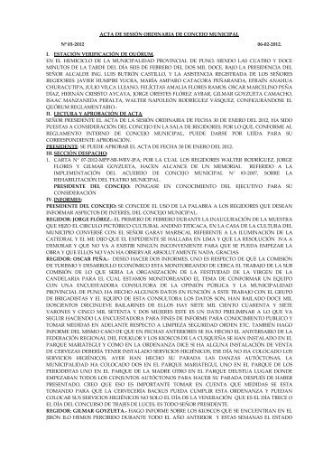 acta de sesión ordinaria de concejo municipal nº 03-2012 06-02 ...