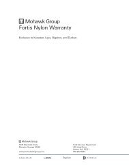 Fortis Nylon Warranty - Mohawk Group