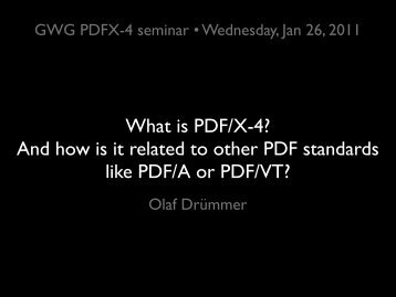 What is PDF/X-4? And how is it related to other PDF standards like ...