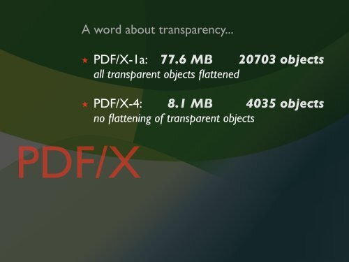 What is PDF/X-4? And how is it related to other PDF standards like ...