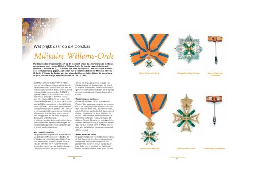 Wat prijkt daar op die borstkas. Militaire Willems-Orde - Boekje Pienter