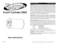 Event Cylinder DMX - Elation Professional