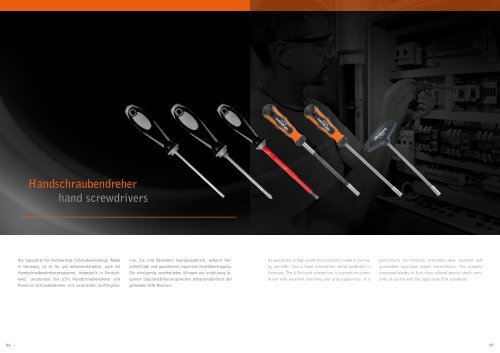 Handschraubendreher hand screwdrivers - USH - Bis and Tools