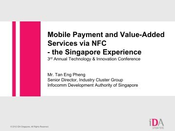 Mobile Payment and Value-Added Services via NFC - the Singapore ...