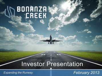 Bonanza Creek Energy.pdf 6827 KB - EnerCom, Inc.