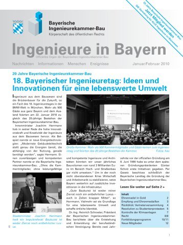 Ingenieure in Bayern - Bayerische Ingenieurekammer-Bau