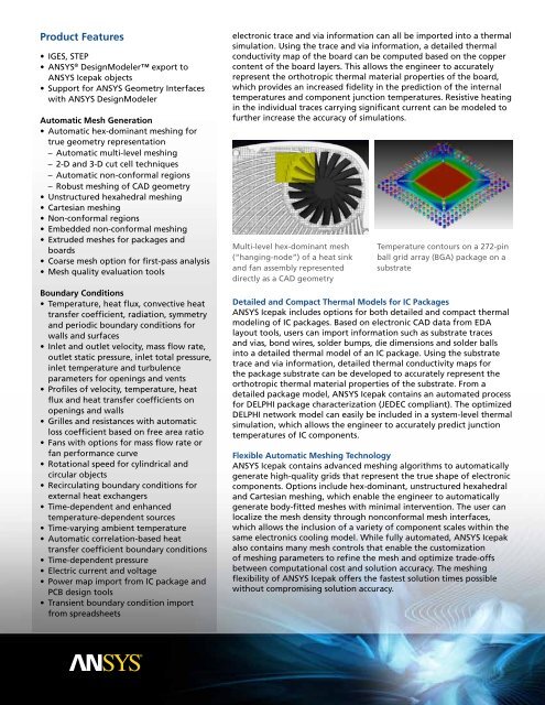 ANSYS Icepak - Figes.com.tr