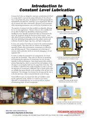 Introduction to Constant Level Lubrication - Promarkindustrials.com