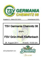 TSV Germania Chemnitz 08 FSV Grün-Weiß Klaffenbach - Citec.cc