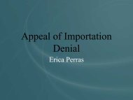 Appeal of Importation Permit Denial - New Mexico Game and Fish