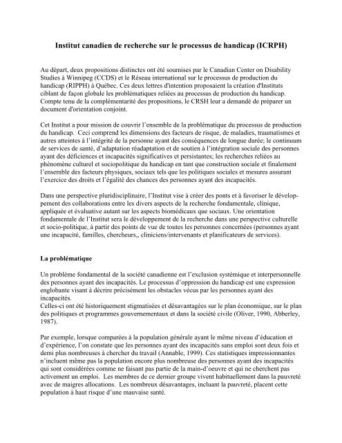 Full Report - Fondation canadienne pour l'amÃ©lioration des services ...