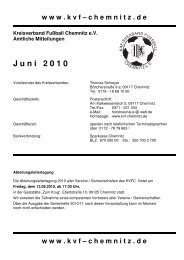 www . kvf – chemnitz . de Kreisverband Fußball ... - Klaffenbach