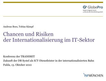 Chancen und Risiken der Internationalisierung im IT ... - GlobePro