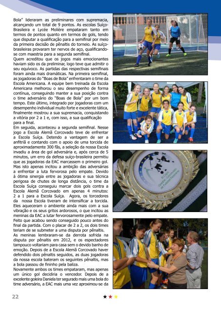 Informativo 1 / 2013 (.pdf) - Escola Alemã Corcovado