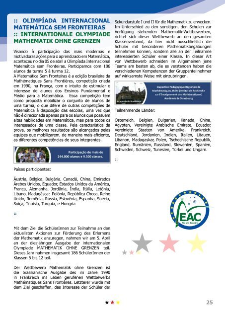 Informativo 1 / 2013 (.pdf) - Escola Alemã Corcovado