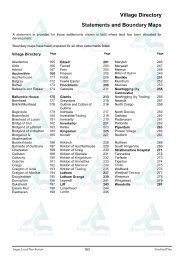 Village Directory Statements and Boundary Maps - Angus Council