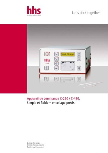 Appareil de commande C-220 / C-420. Simple et ... - hhs-systems.de