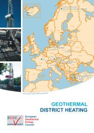 GEothErmal DIStrICt hEatING - EGEC