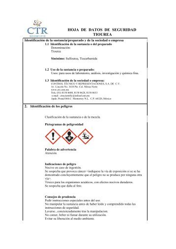 Aceite de SilicÃ³n MSDS - CTR Scientific