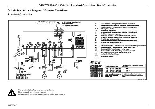 DTS/DTI 62/6301 400V 2~ Standard-Controller / Multi ... - Pfannenberg