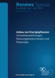 Anbau von Energiepflanzen - Agentur für Erneuerbare Energien