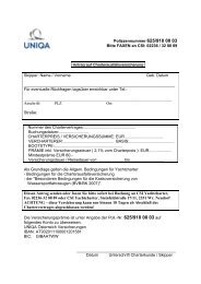 UNIQA Charter-Ausfallsversicherung.pdf - CSI Yachtcharter