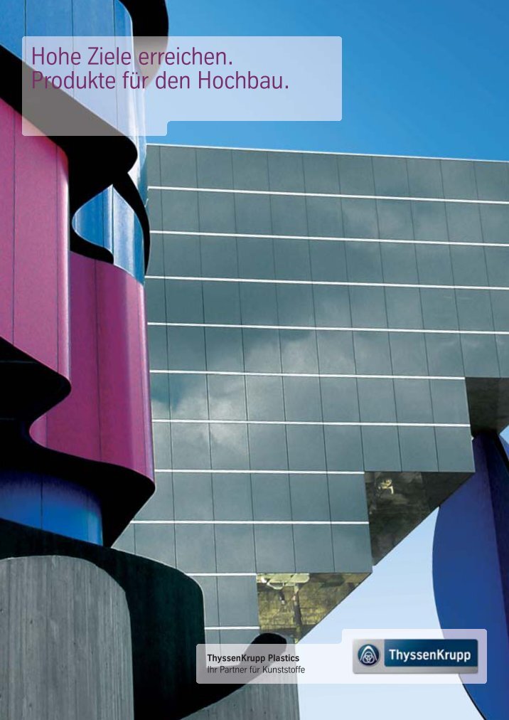 Www.thyssenkruppPlastics.de Magazine