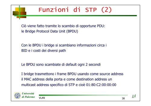 VLAN - Università di Palermo