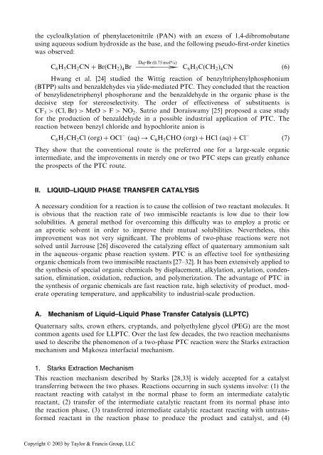 11. Interfacial Mechanism and Kinetics of Phase-Transfer Catalysis