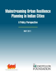 Mainstreaming Urban Resilience Planning in Indian Cities - acccrn