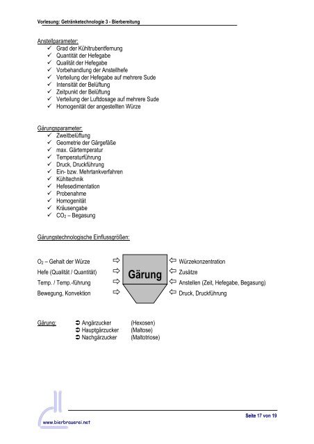 Mitschrieb zur Vorlesung “Getränketechnologie 3 ... - Bierbrauerei.net