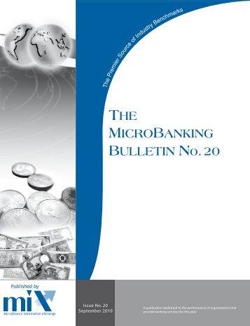 THE MICROBANKING BULLETIN No. 20 - Microfinance Information ...