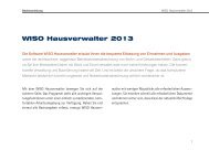 WISO Hausverwalter 2013