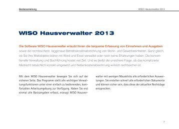 WISO Hausverwalter 2013