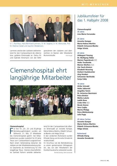 Roseneck - Misericordia GmbH Krankenhausträgergesellschaft