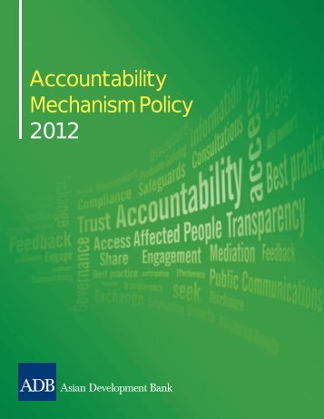 Accountability Mechanism Policy 2012 - ADB Compliance Review ...