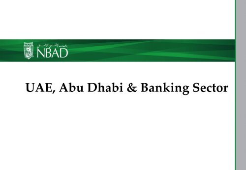 Investor presentation - National Bank of Abu Dhabi