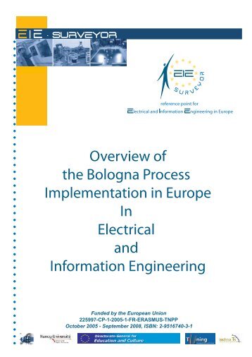 Implementation in Europe in Electrical and ... - tuning project