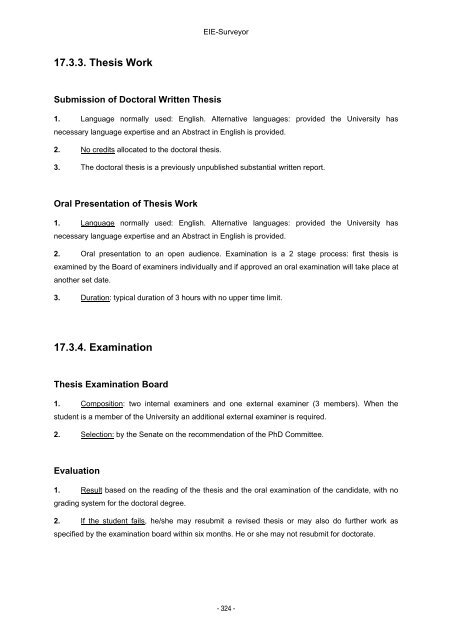 Implementation in Europe in Electrical and ... - tuning project