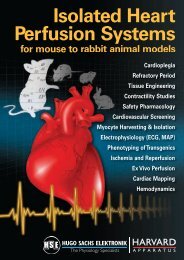 Guide to Isolated Heart Perfusion Systems - Harvard Apparatus