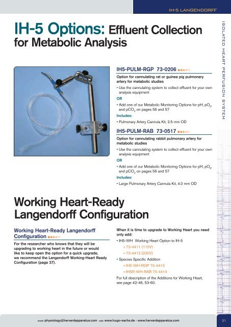 Guide to Isolated Heart Perfusion Systems - Harvard Apparatus