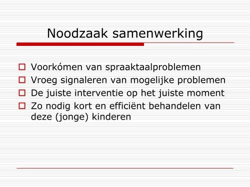 Position statement preventieve logopedie - Logopedie.nl