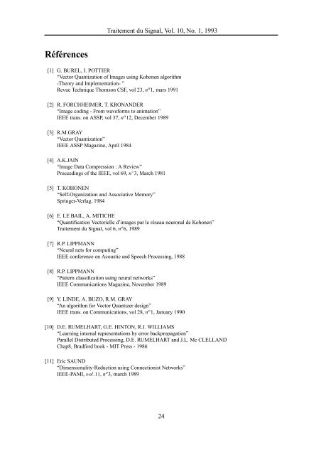 Traitement du Signal, Vol. 10, No. 1, 1993 UNE NOUVELLE ...